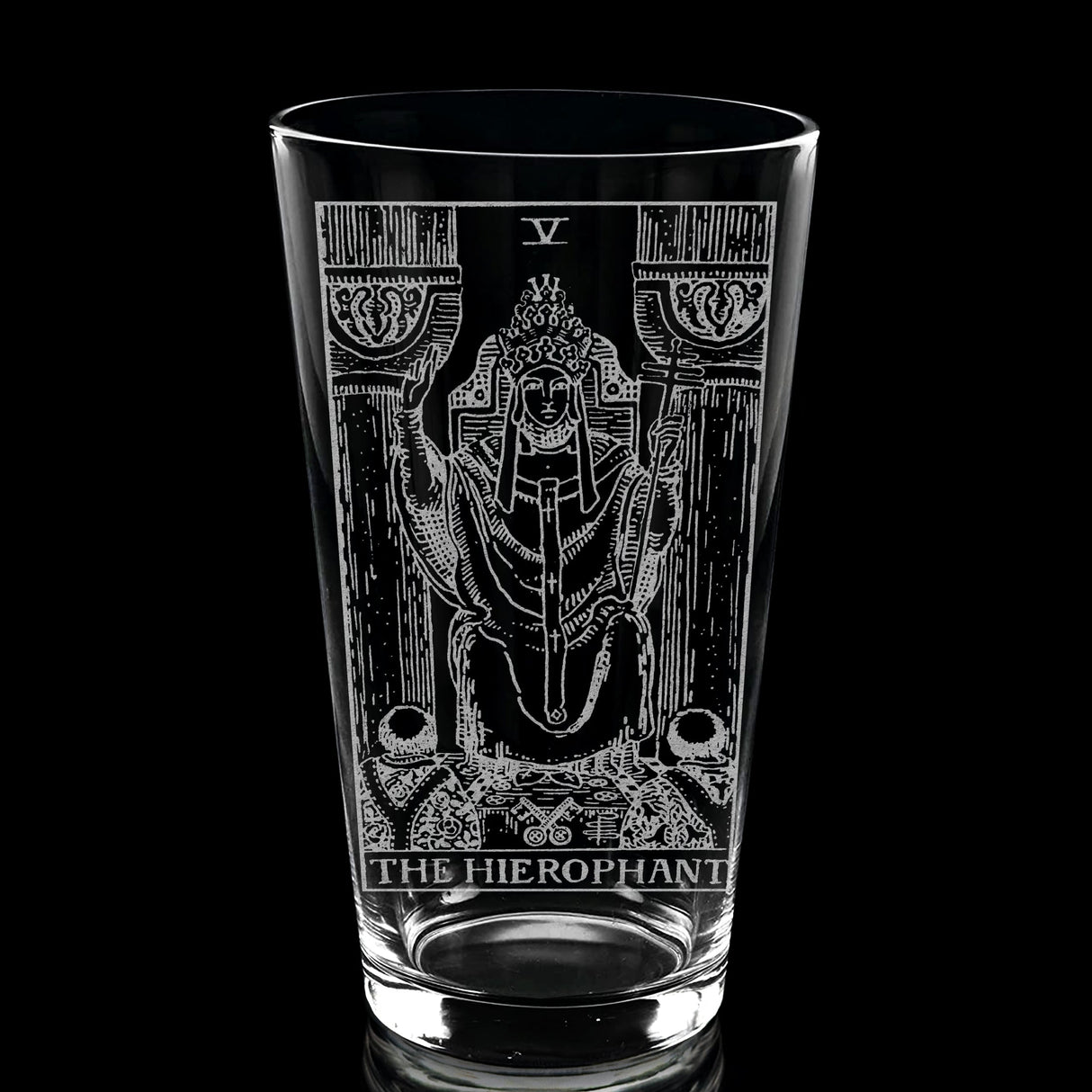 RIDER-WAITE TAROT CARD Pint Glasses by LumEngrave