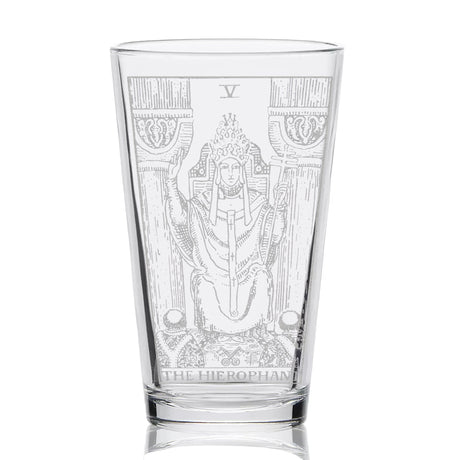 RIDER-WAITE TAROT CARD Pint Glasses by LumEngrave