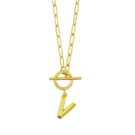 Modern Classic Initial Necklace by Ellisonyoung.com