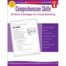 Comprehension Skills: 40 Short Passages for Close Reading: Grade 1