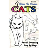 How To Draw Cats: Pencil Drawings Step by Step Book 1: Pencil Drawing Ideas for Absolute Beginners