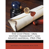 The Colt Press: Oral History Transcript / And Related Material, 1965-196