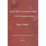 And Then I Went to Bed: A 1918 Philadelphia Diary