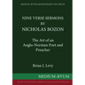 Nine Verse Sermons by Nicholas Bozon