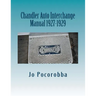 Chandler Auto Interchange Manual 1927-1929