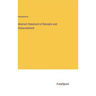 Abstract Statement of Receipts and Disbursements