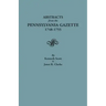 Abstracts from the Pennsylvania Gazette, 1748-1755