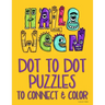 Halloween Dot to Dot Puzzles to Connect & Color: Fun Activity for Kids & Adults