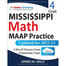 Mississippi Academic Assessment Program Test Prep: 4th Grade Math Practice Workbook and Full-length Online Assessments: MAAP Study Guide