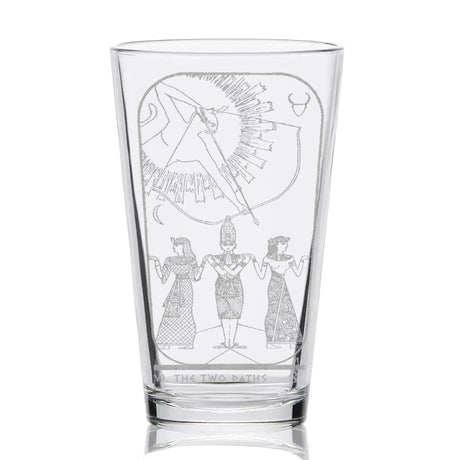 EGYPTIAN TAROT CARD Pint Glasses by LumEngrave