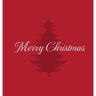 Merry Christmas: Hardcover Guest Book for Christmas Parties and Fall Holiday Events