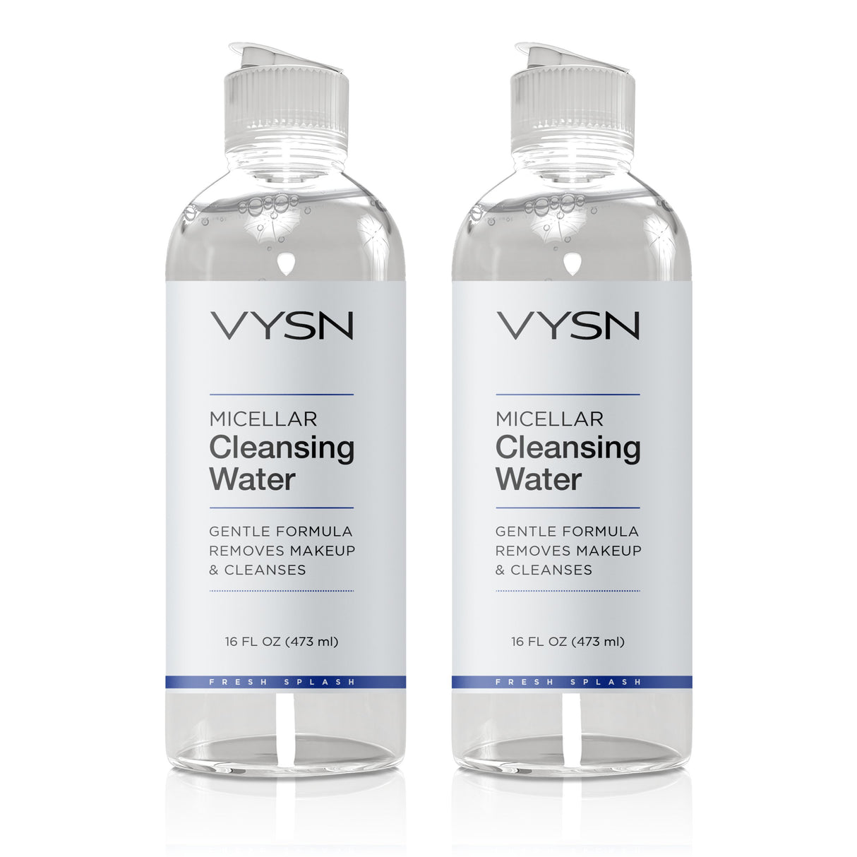 Micellar Cleansing Water - Gentle Formula Removes Makeup & Cleanses - 2-Pack -  16 oz