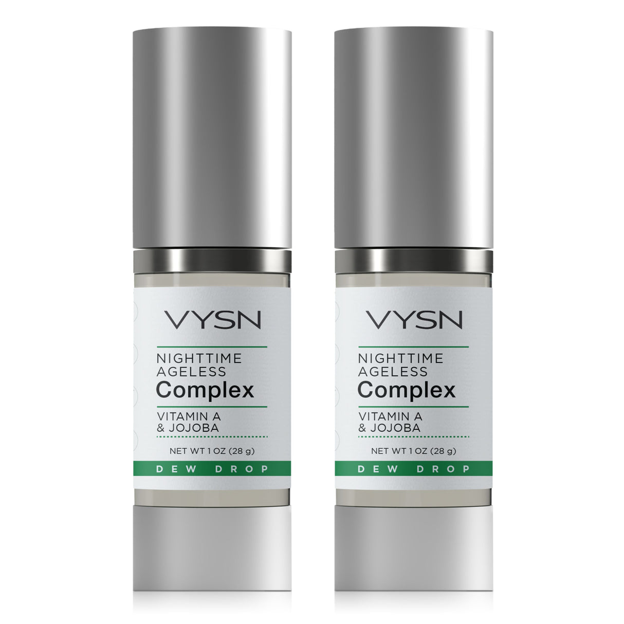 Nighttime Ageless Complex - Vitamin A & Jojoba - 2-Pack -  1 oz