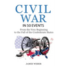 Civil War: American Civil War in 50 Events: From the Very Beginning to the Fall of the Confederate States (War Books, Civil War H