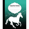 Composition Notebook: Stars and Unicorn Composition Notebook Wide Ruled 7.5 x 9.25 in, 100 pages book for kids, teens, school, students and teachers