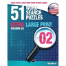 Sam's Extra Large-Print Word Search Games: 51 Word Search Puzzles, Volume 2: Brain-stimulating puzzle activities for many hours of entertainment