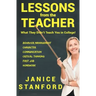 Lessons from the Teacher