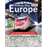 Europe Railway Map 2025 - Features Detailed Atlas for Switzerland and Austria - Designed for Eurail/Interrail Global Pass