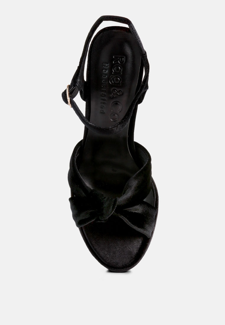 liddel platform heel sandals by London Rag