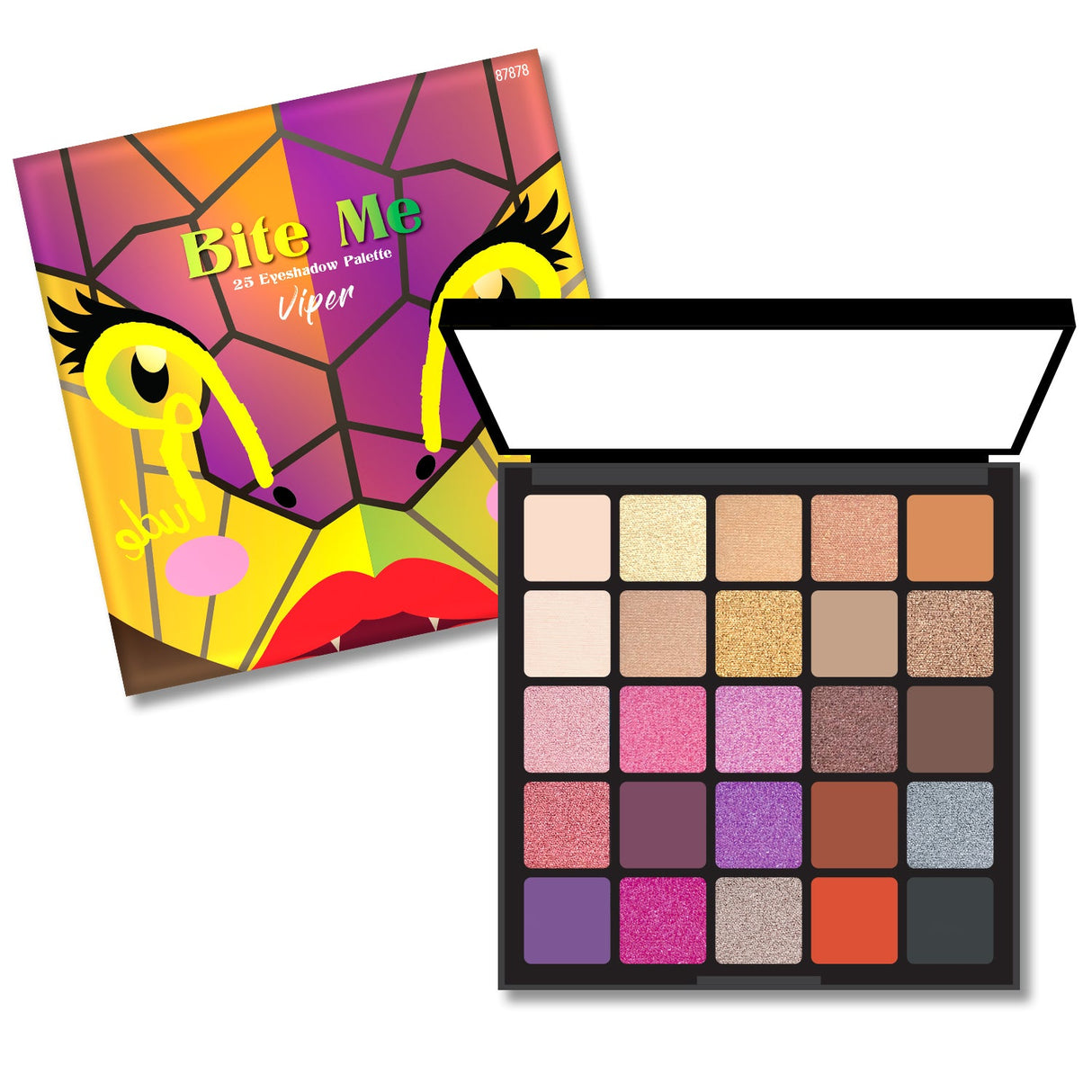 RUDE Bite Me 25 Eyeshadow Palette - Viper