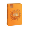 The Action Bible Study Bible Esv, Leathersoft, Orange, Full Color