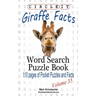 Circle It, Giraffe Facts, Word Search, Puzzle Book