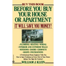 Before You Buy Your House or Apartment