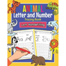 Animal Letters and Numbers Tracing Book Left Handwriting: Practice Workbook for Left-Handed Preschoolers - Perfect Math and Alphabet Learning Workbook