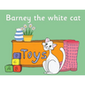 Barney the white cat