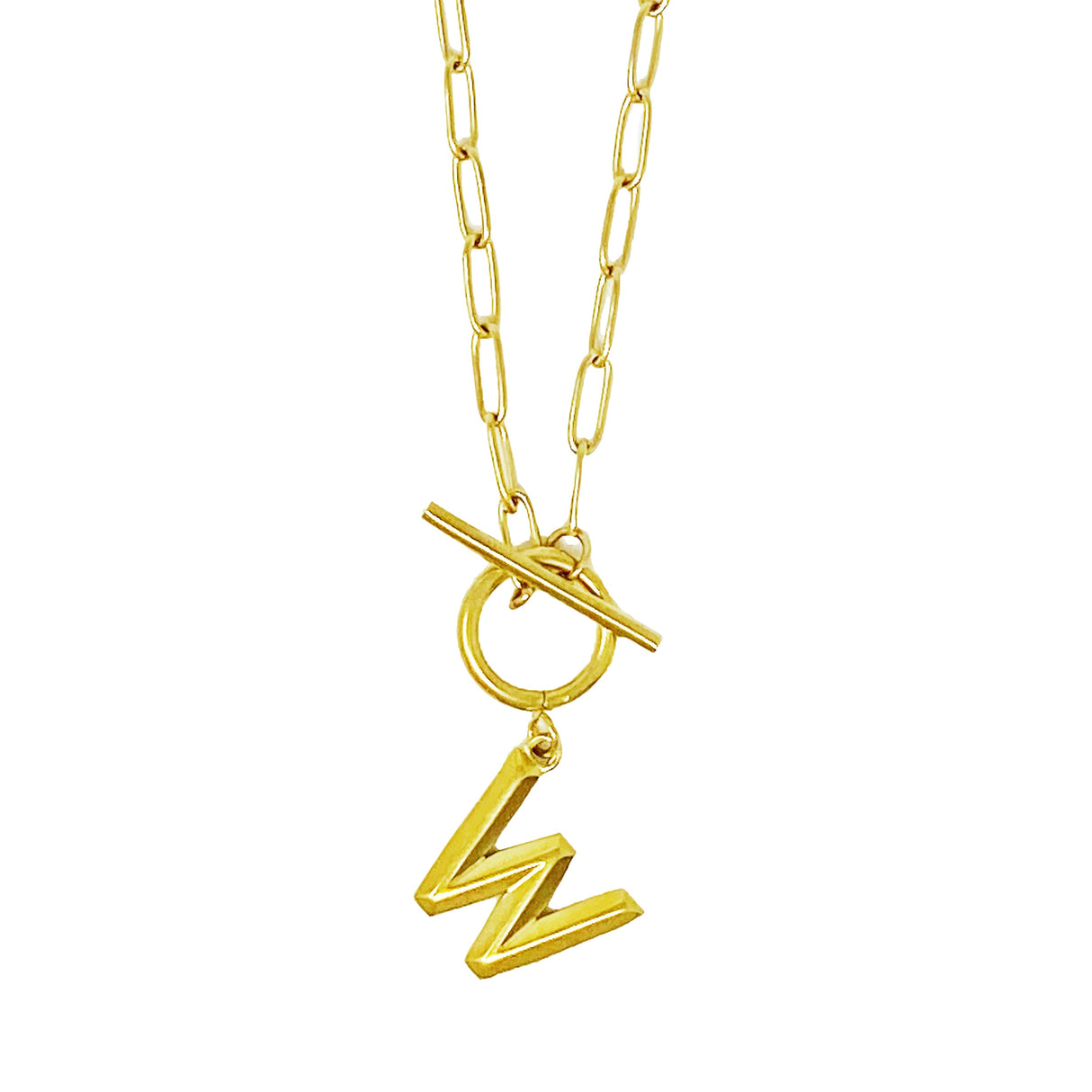 Modern Classic Initial Necklace by Ellisonyoung.com