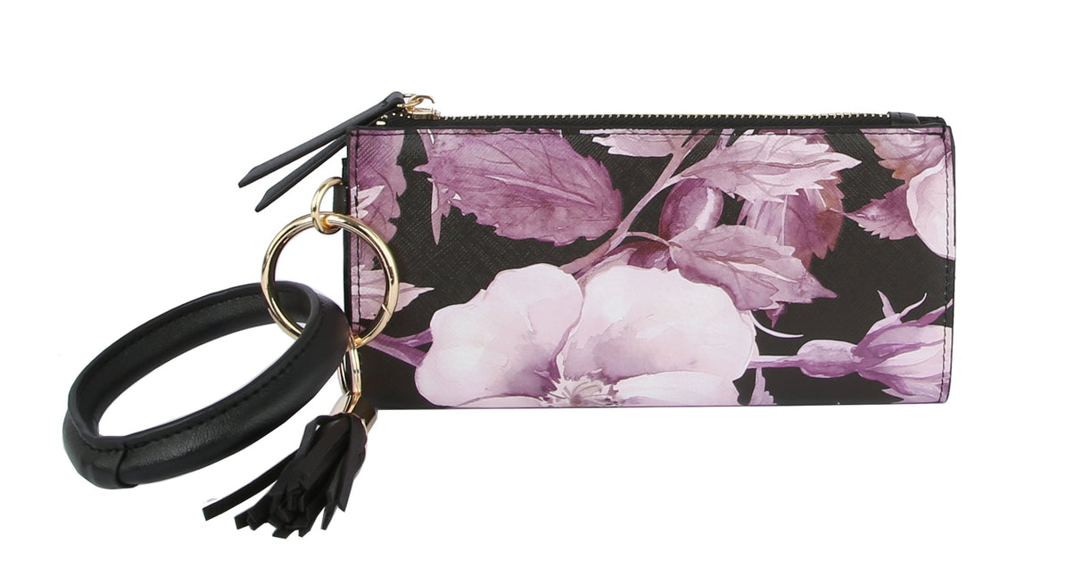 TOP ZIP FLORAL WRISTLET by hfstylish