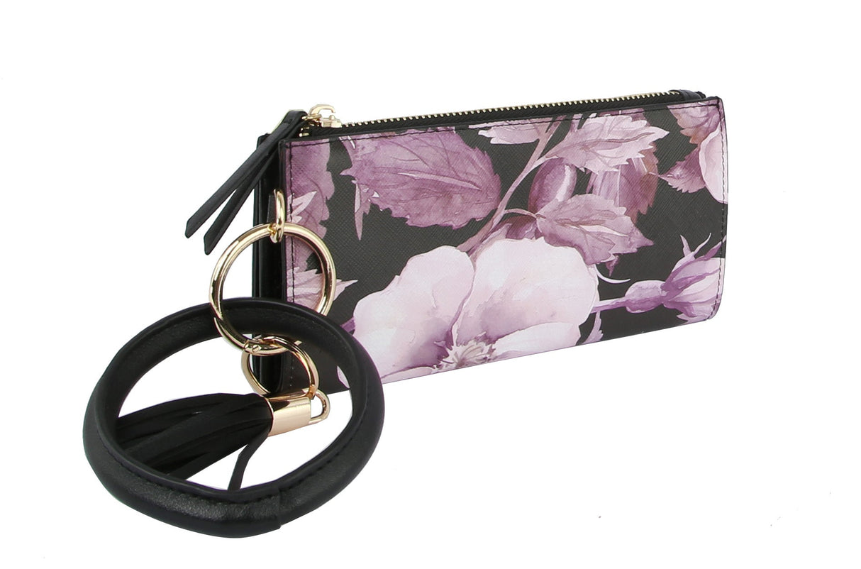 TOP ZIP FLORAL WRISTLET by hfstylish