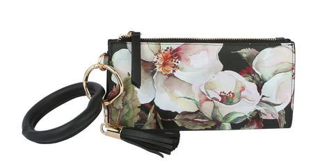 TOP ZIP FLORAL WRISTLET by hfstylish