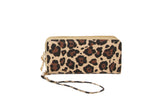 MULTI COLORED CHEETAH PRINT SMALL WALLET by hfstylish