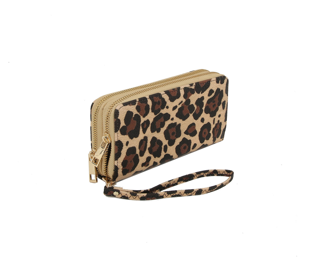 MULTI COLORED CHEETAH PRINT SMALL WALLET by hfstylish