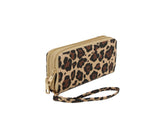 MULTI COLORED CHEETAH PRINT SMALL WALLET by hfstylish