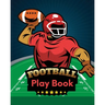 Football Play Book: Football Season Journal Athlete Notebook Touchdown Football Player Coach