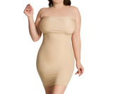 InstantFigure Shapewear Strapless Slimming Curvy Dress with Empire Waist WBD036C by InstantFigure INC