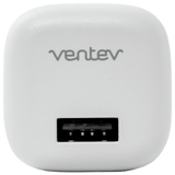 Ventev 12W USB A Wall Charger and USB A to Apple Lightning Cable 3.3ft White by Ventev