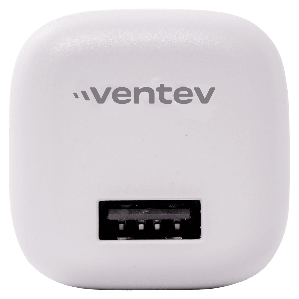 Ventev 12W USB A Wall Charger and USB A to Apple Lightning Cable 3.3ft Gray by Ventev