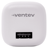 Ventev 12W USB A Wall Charger and USB A to Apple Lightning Cable 3.3ft Gray by Ventev