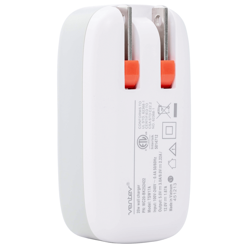 Ventev 20W USB C Wall Charger by Ventev