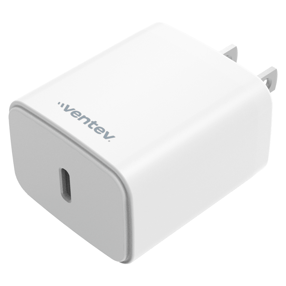 Ventev 20W ULTRAFAST USB C Universal Wall Charger White by Ventev