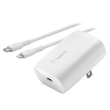 Belkin USB C PPS Wall Charger 30W with Type C to Lighting Cable 1m by Belkin