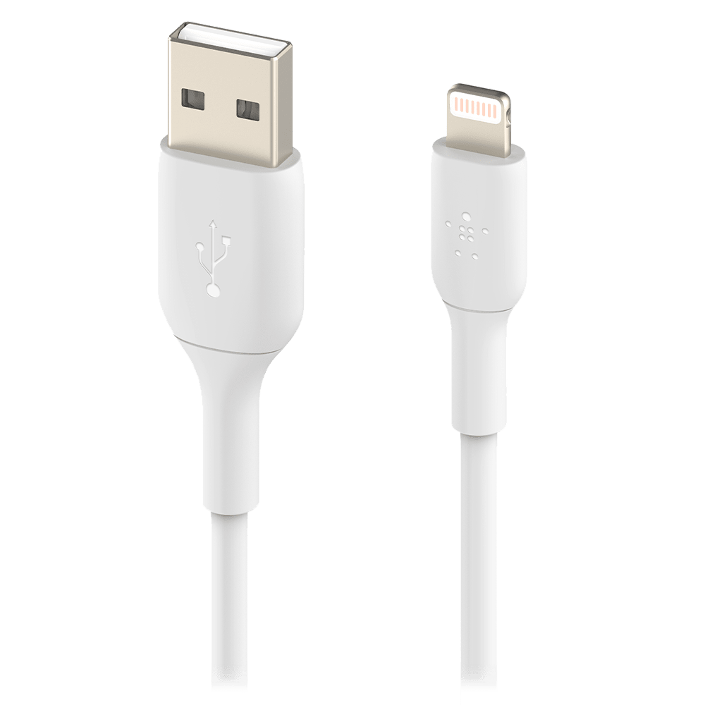 Belkin Dual Port USB A 24W Wall Charger with Apple Lightning Cable 3ft by Belkin