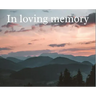 Condolence book for funeral landscape (Hardcover): Memory book, comments book, condolence book for funeral, remembrance, celebration of life, in lovin