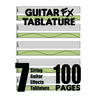 Guitar FX Tablature 7-String Guitar Effects Tablature 100 Pages