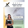 Gace French Sample Test 143, 144 Teacher Certification Test Prep Study Guide