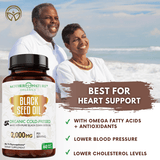 Black Seed Oil Capsules 2,000mg (Softgel) by Mother Nature Organics