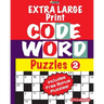 EXTRA LARGE Print CODEWORD Puzzles; Vol.2